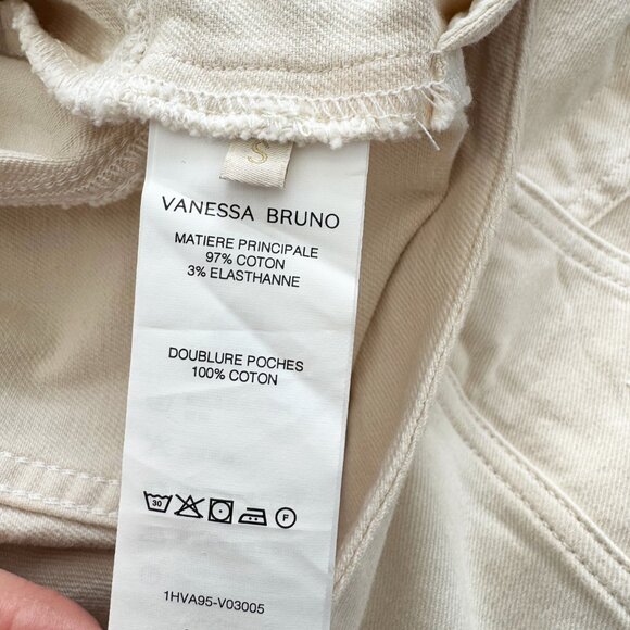 NWT Vanessa Bruno "Cooper" Jacket in Ivory, size Small - Picture 11 of 12